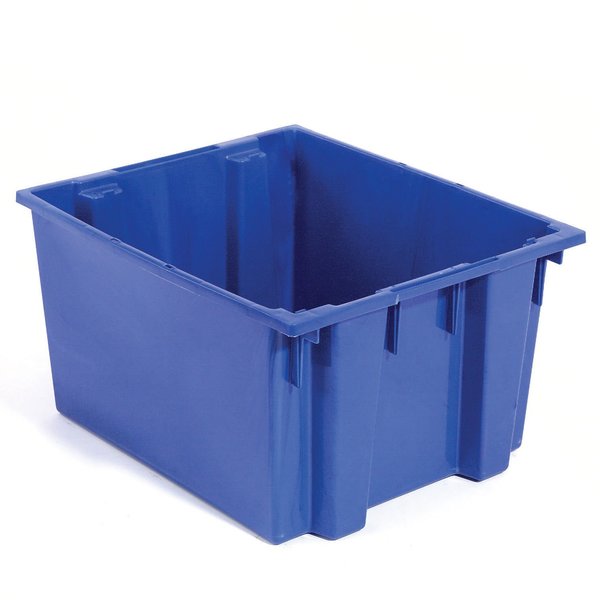 Quantum Storage Systems Shipping Container, Blue, Plastic, 29-1/2 in L, 19-1/2 in W, 15 in H SNT300BL